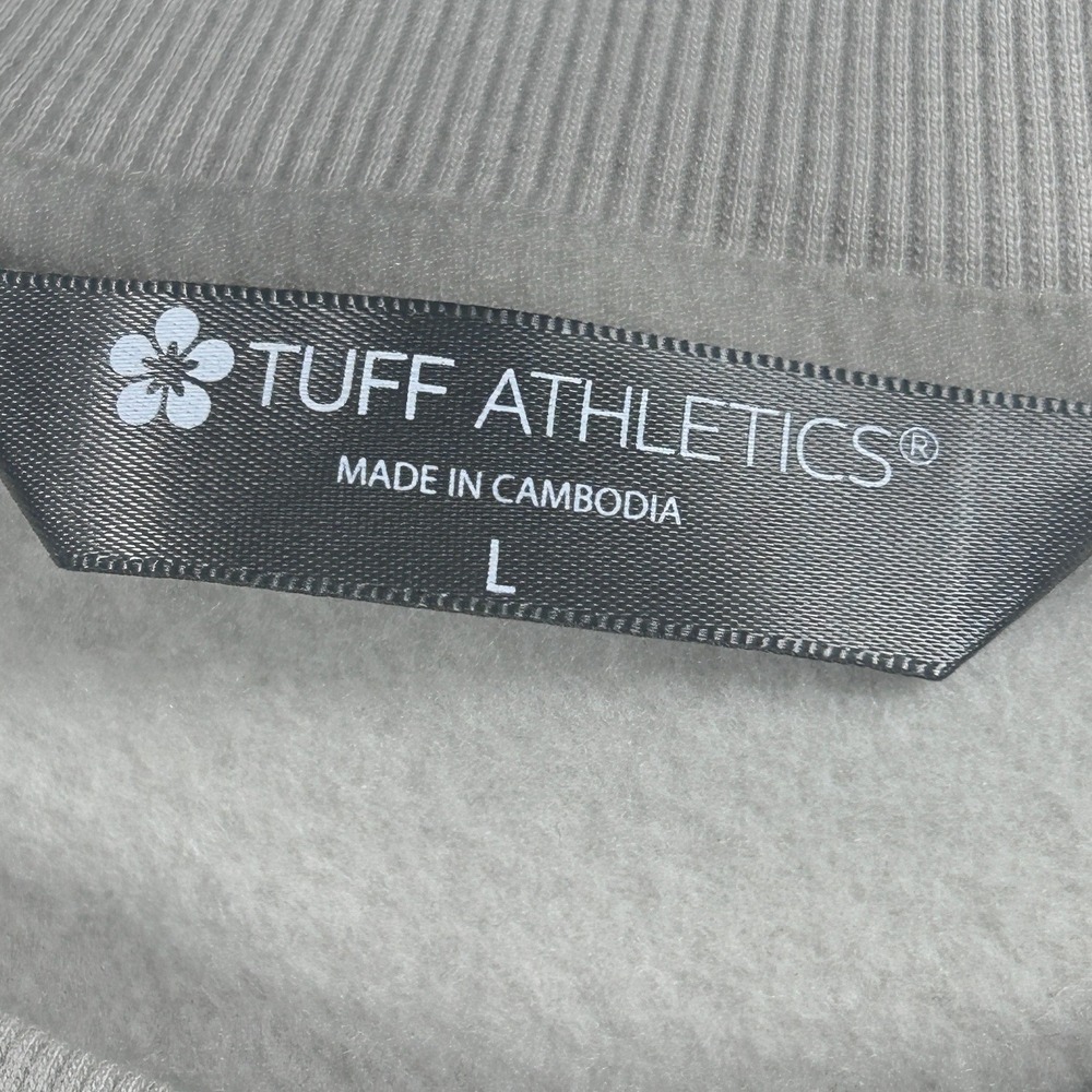 Tuff Athletics Matte Pearl Crewneck Sweatshirt Oversized Comfort Size Large NEW - Picture 7 of 9